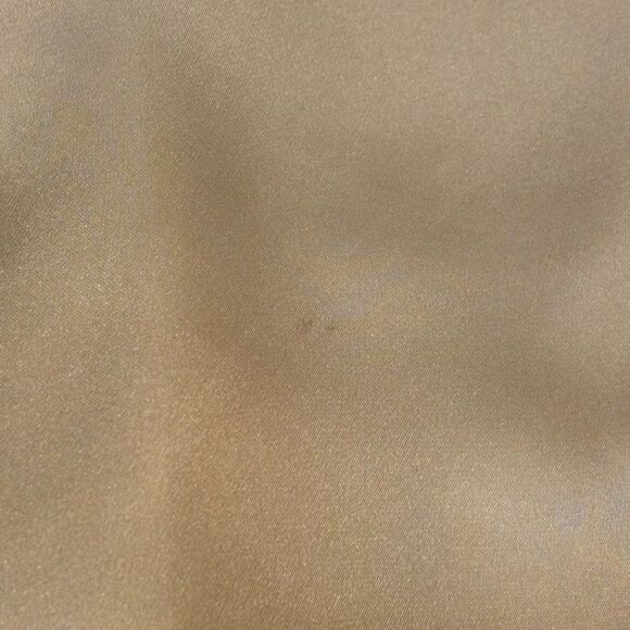 Dress Forum Button Down Blouse Dull Satin Slim Shirt Pink Champagne Size Medium - Picture 7 of 8